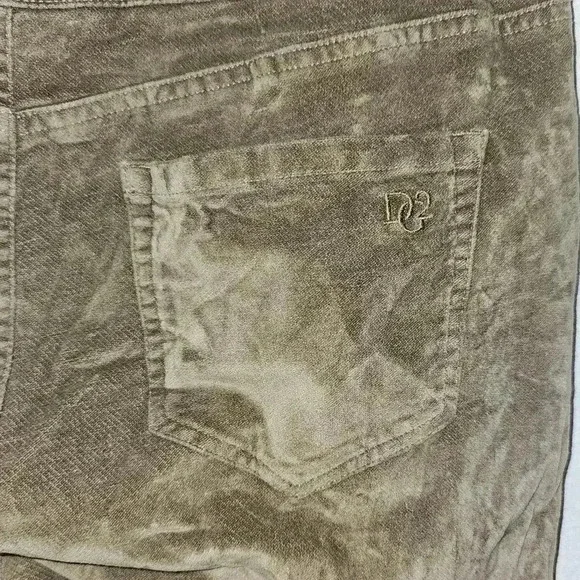 Diane Gilman DG2 Brown Pullon Velvet Wide Leg Pants Sz PM - Picture 4 of 11